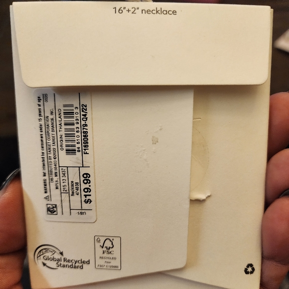 Silver heart necklace - Picture 4 of 4